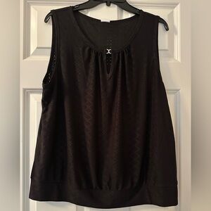 Woman’s Black Sleeveless Top size XL